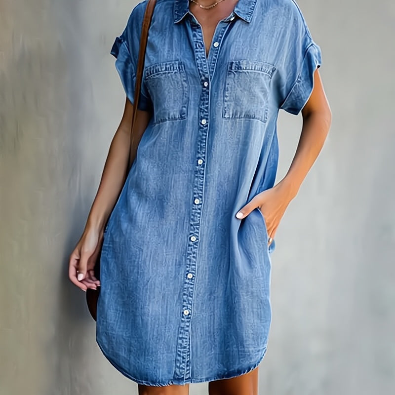 Delaney™ | Stylish denim dress