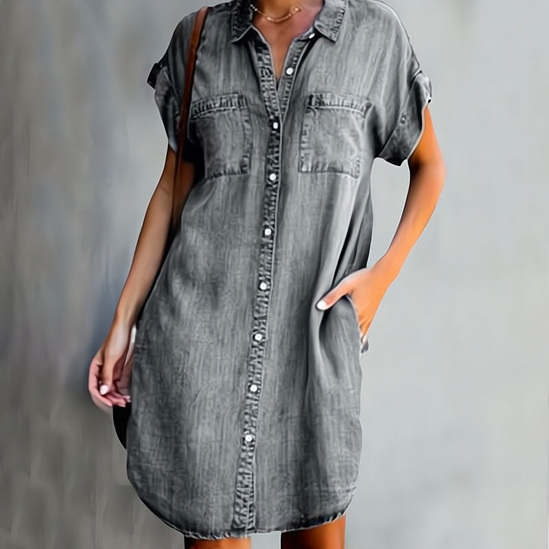 Delaney™ | Stylish denim dress