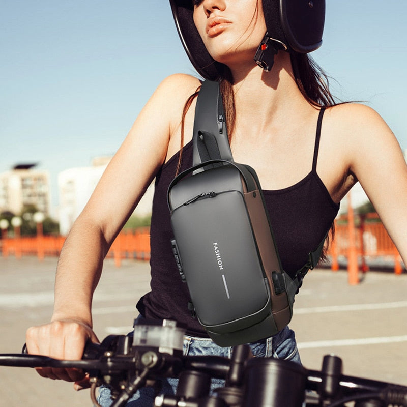 Sling Fashion™ - Smart Anti-Tyveri Crossbody Sling Bag