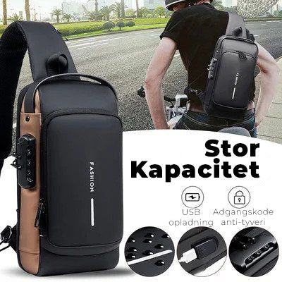 Sling Fashion™ - Smart Anti-Tyveri Crossbody Sling Bag