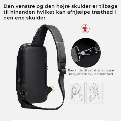 Sling Fashion™ - Smart Anti-Tyveri Crossbody Sling Bag