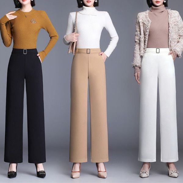 Emily Pants™ - Elegant trousers with wide legs 