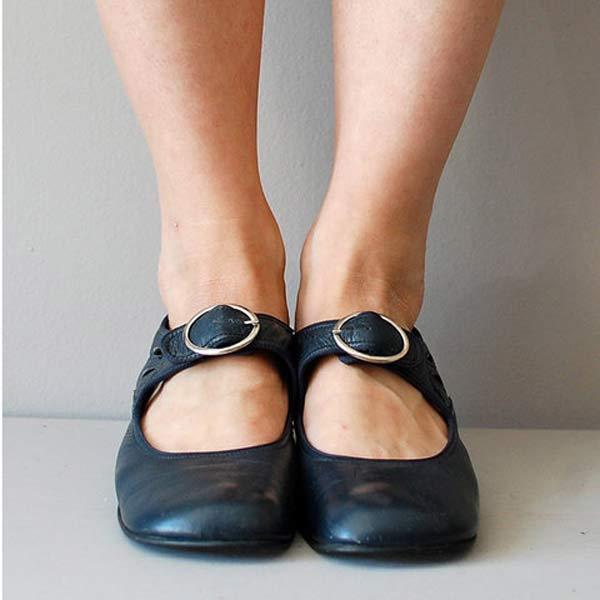 Bianca™ | Sandaler med kiler og spænde i læder
