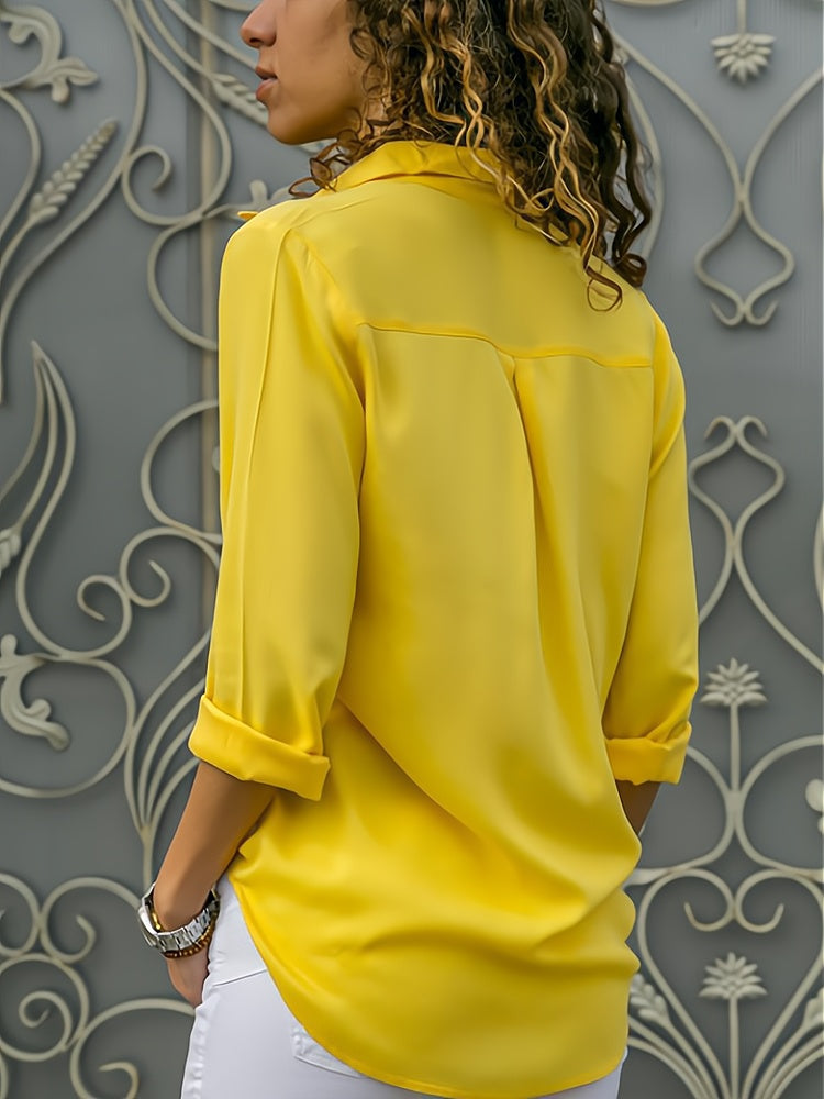 Divine™ | Elegant blouse with long sleeves 