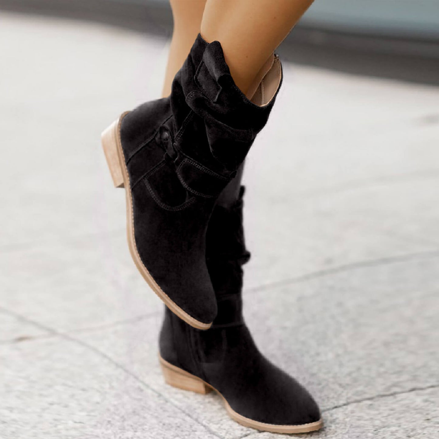 Freya™ | Boots with zipper 